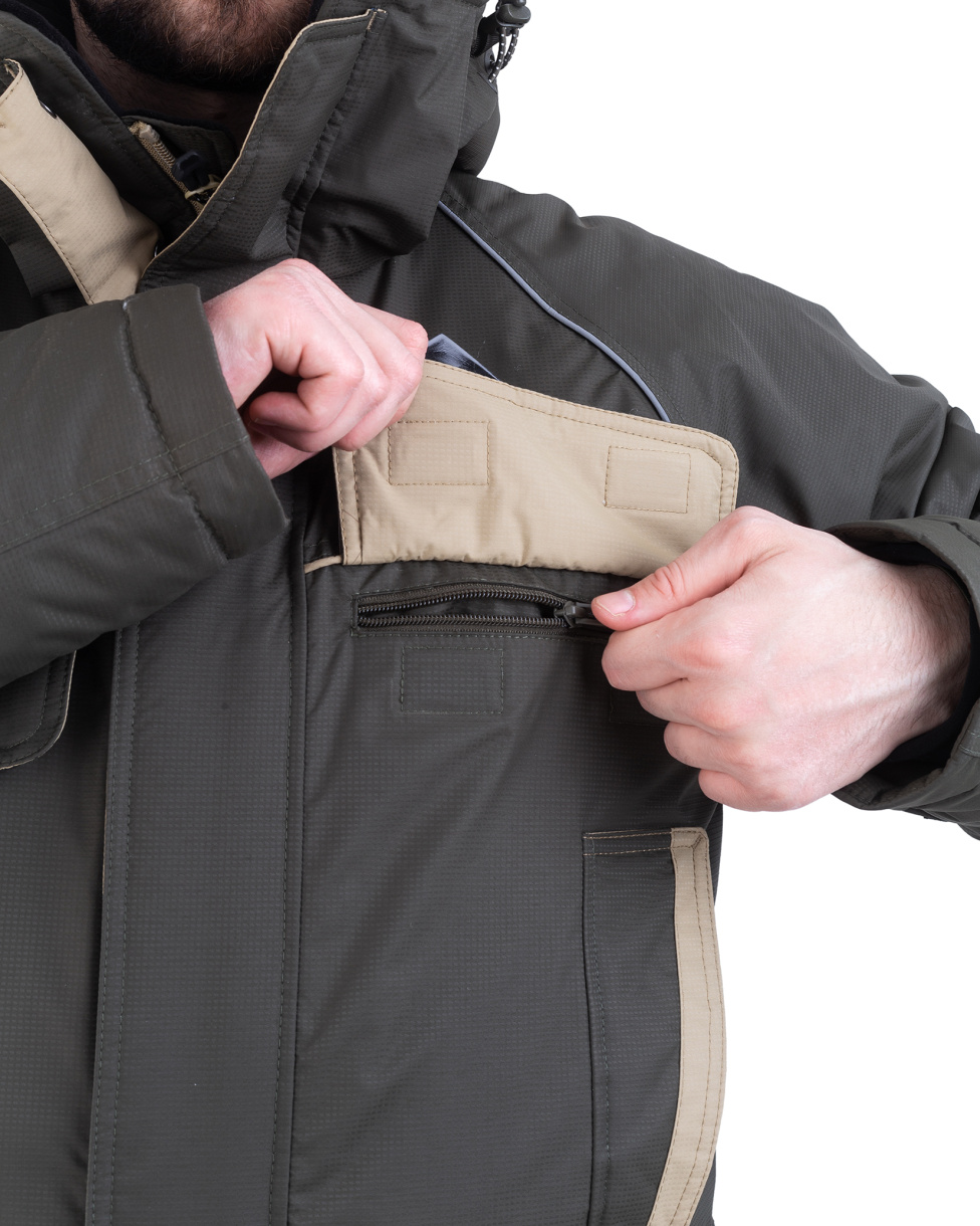 Камчатка МАГМА костюм для рыбалки GRAYLING. зимний хаки