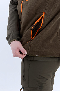 Кольт флисовый жилет PRIDE, демисезонный, хаки